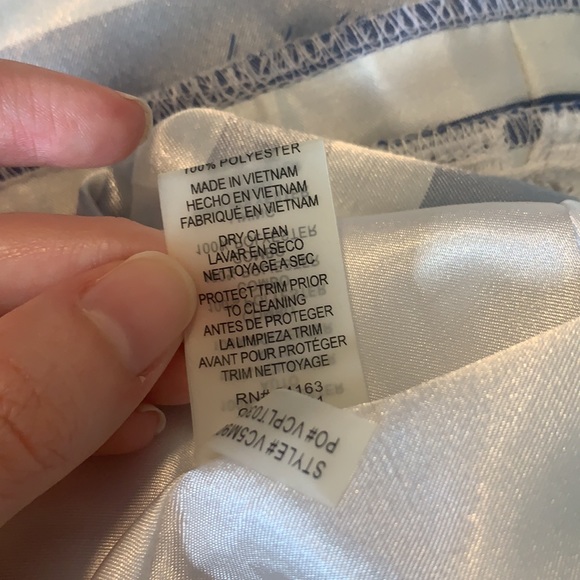 Vince Camuto EUC Stripes & Lace Flowy A-Line Dress with Pockets - Picture 10 of 10